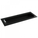 Раковина 121х45,7 Ceramica Nova Grace CN7017MB черный матовый