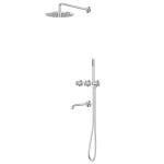  Душевая система термостат Abber Wasser Kreis 316 AF8150BST сталь брашированная