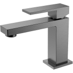 Смеситель для раковины Boheme Qubic 471-GM  оружейная сталь 