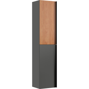 Пенал 30 Sancos Delta PDL35GR дуб красный графит Пенал 30 Sancos Delta PDL35GR дуб красный графит