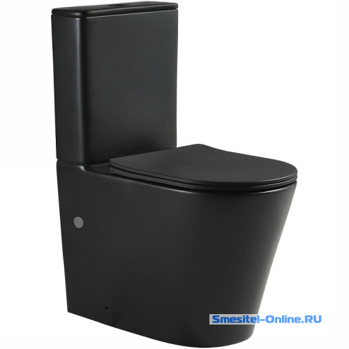 Фото Унитаз-компакт  безободковый SantiLine SL-5026MB  