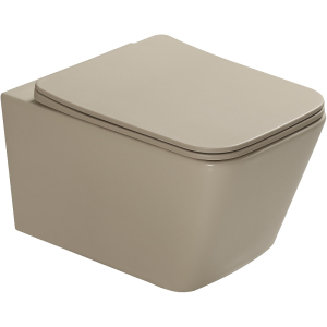  Унитаз подвесной безободковый SantiLine SL-5007BG