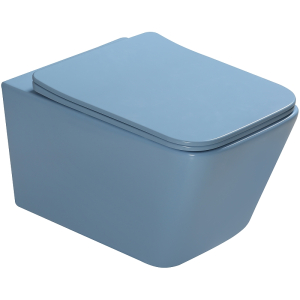 Унитаз подвесной безободковый SantiLine SL-5007BL Унитаз подвесной безободковый SantiLine SL-5007BL