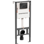  Инсталляция с клавишей смыва Ceramica Nova Balance CN121001MB черный