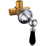 Переключатель потоков Boheme Brillante 624-B черный хром 