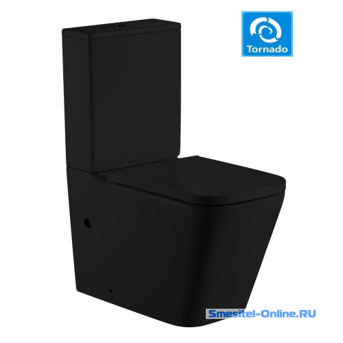 Фото  Унитаз напольный безободковый  SantiLine SL-5028MB