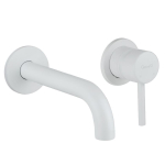 Смеситель для раковины настенный Giulini Futuro F6525-15BO белый матовый 
