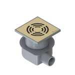  Трап 10х10 Boheme Smart Design 985-10-MG золото матовое