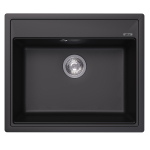 Кухонная мойка ABBER Quarz AQ2902B черная