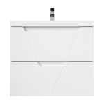 VITTORIA База под раковину подвесная с двумя выкатными ящиками, Bianco Lucido, 800x450x570, VITTORIA-800-2C-SO-BL-P