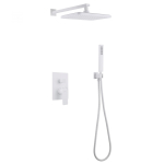  Душевая система Abber Weiss Insel AF8018FW белый матовый