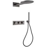  Душевая система термостат Abber Wasser Kreis AF8151NG никель