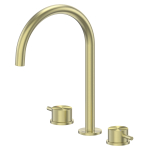  Смеситель для раковины Abber Wasser Kreis 316 AF8108BG-M золото брашированное