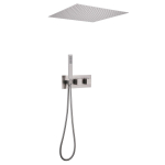Душевая система ABBER Daheim AF8255SP скрытого монтажа без излива, термостат, сатин