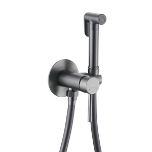 Смеситель ABBER Wasser Kreis AF8125NG с гигиеническим душем, никель Смеситель ABBER Wasser Kreis AF8125NG с гигиеническим душем, никель