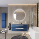 ECO-CER-N База под раковину подвесная с двумя выкатными ящиками, Sapfiro, 1200x457x500, ECO-CER-N-1200-2C-SO-SPF-P