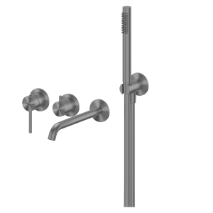  Смеситель для ванны  Abber  Wasser Kreis 316 AF8130BST   сталь брашированная