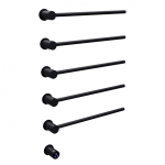 Полотенцесушитель электрический ABBER Charme AH4005MB черный матовый