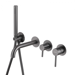 Смеситель для ванны Abber Wasser Kreis AF8130NG никель Смеситель для ванны Abber Wasser Kreis AF8130NG никель