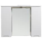 Зеркало RUSH со шкафчиками PIONEER 90 Белый глянец (PIM79290W)