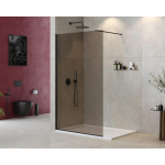 Душевая перегородка CEZARES LIBERTA-L-1-120-120-BR-NERO