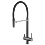  Смеситель для кухни под фильтр Abber  Wasser Kreis AF81141NG   никель