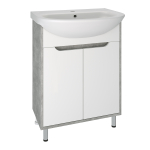 Тумба под раковину60  Runo  Эко 00-00001327 серый бетон 