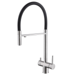  Смеситель для кухни под фильтр Abber  Wasser Kreis AF81141SP    сатин