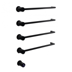 Полотенцесушитель электрический ABBER Charme AH4004MB черный матовый