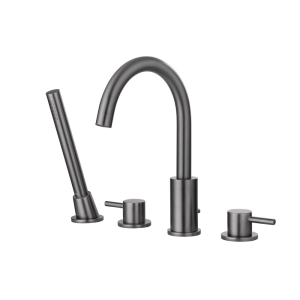 Смеситель на борт ванны Abber Wasser Kreis AF8113NG никель Смеситель на борт ванны Abber Wasser Kreis AF8113NG никель