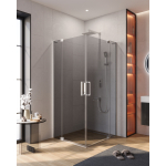 Душевой уголок CEZARES SLIDER-AH-2-70/80-100/110-GRIGIO-Cr