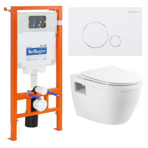 Комплект BelBagno Loto BB070CHR/SC/BB002-80/BB014-SR-BIANCO 