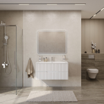   Тумба под раковину 100х45,7     Duet-N-1000-2C-SO-BL Bianco Lucido 