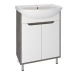 Тумба под раковину 60 Runo  Эко 00-00001338 железный камень 