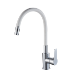 Смеситель для кухонной мойки с гибким изливом RUSH Siple (SI7335-60White)