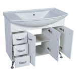 Тумба напольная RUSH FIJI 105 Белый глянец  (д/раковины Style 105) (FIS181105W)