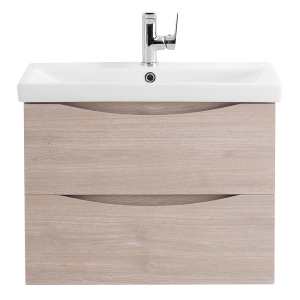 MARINO-CER База под раковину подвесная с двумя выкатными ящиками, Rovere Grigio, 564x440x500, MARINO-CER-600-2C-SO-RG-P