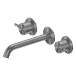  Смеситель для раковины Abber Wasser Kreis 316 AF81123BGG-L оружейная сталь брашированная