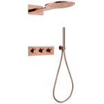  Душевая система термостат Abber Wasser Kreis AF8151RG розовое золото