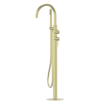  Смеситель для ванны напольный Abber Wasser Kreis 316 AF8115BG золото брашированное