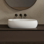 Раковина накладная ABBER Stein AS2632 белая матовая