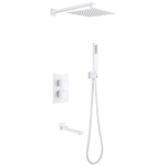  Душевая система термостат Abber Daheim AF8250W белая матовая