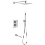  Душевая система термостат Abber Daheim AF8250SP сатин