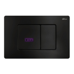  Клавиша смыва сенсорная Abber AC0122SMB черная матовая