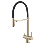  Смеситель для кухни под фильтр  Abber  Wasser Kreis AF81141G   золото матовое