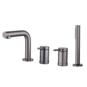 Смеситель на борт ванны Abber Emotion AF8813NG никель