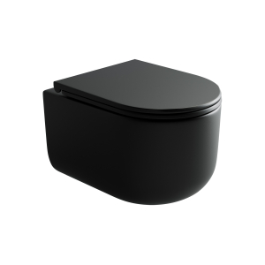 Подвесной унитаз безободковый Ceramica Nova Ulma CN4006TMB Подвесной унитаз безободковый Ceramica Nova Ulma CN4006TMB