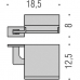 Бумагодержатель Colombo Look B1691  