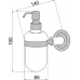 Дозатор для жидкого мыла Boheme Murano 10912-R-G золото, рубиновый  
