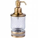 Дозатор для жидкого мыла Boheme Royal Cristal 10929-BR-B бронза
